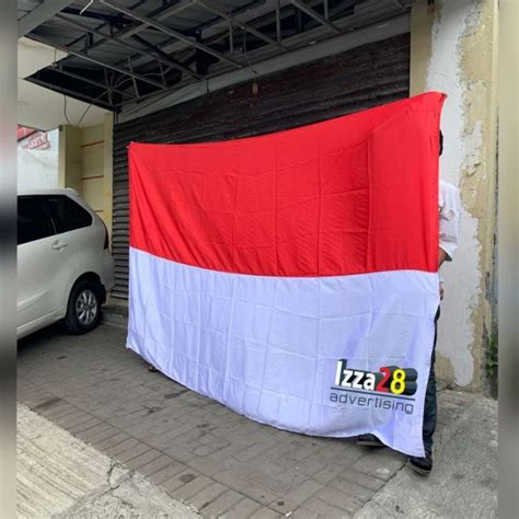 Promo Bendera Merah Putih Bahan Satin Ukuran 200 X 300 Cm Diskon 23 Di