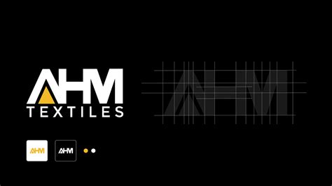 Ahm Textiles Logo Design Behance