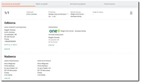 Metody Dostawy Allegro One Informacje Dla Sprzedających Ustawienia