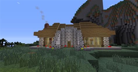 Birch Wood House Minecraft Project