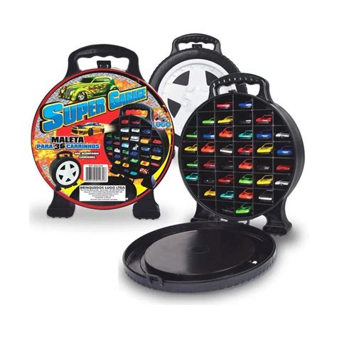 Maleta Que Comporta Carrinhos Da Hot Wheels Super Garagem Resistente Shopee Brasil