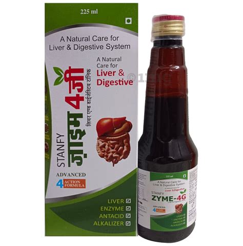 Stanfy Biotech Zyme 4G Liver Digestive Tonic Buy Bottle Of 225 0 Ml