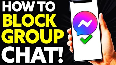 How To Block Group Chat On Facebook Messenger Easy Youtube