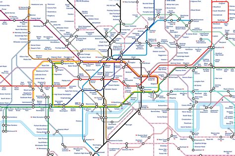 London Underground Tube Map 2024 - Etsy New Zealand