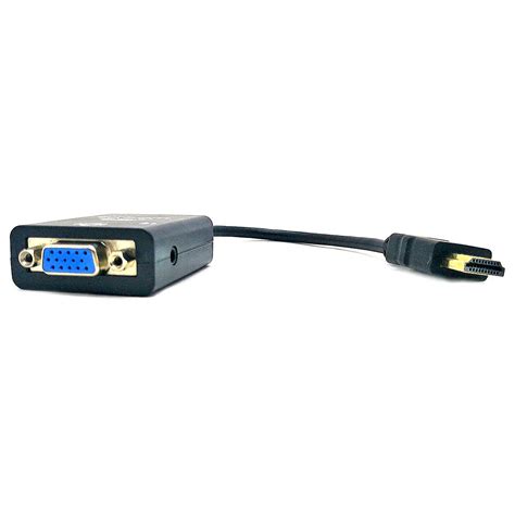 Cabo Conversor HDMI Macho para VGA Fêmea Áudio Mundoware