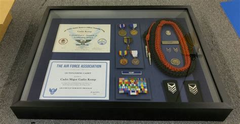 Air Force Rotc Shadowbox Shadow Box Custom Framing Custom