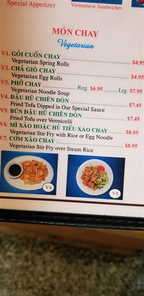 Menu At Saigon Noodle House Restaurant Diamond Bar