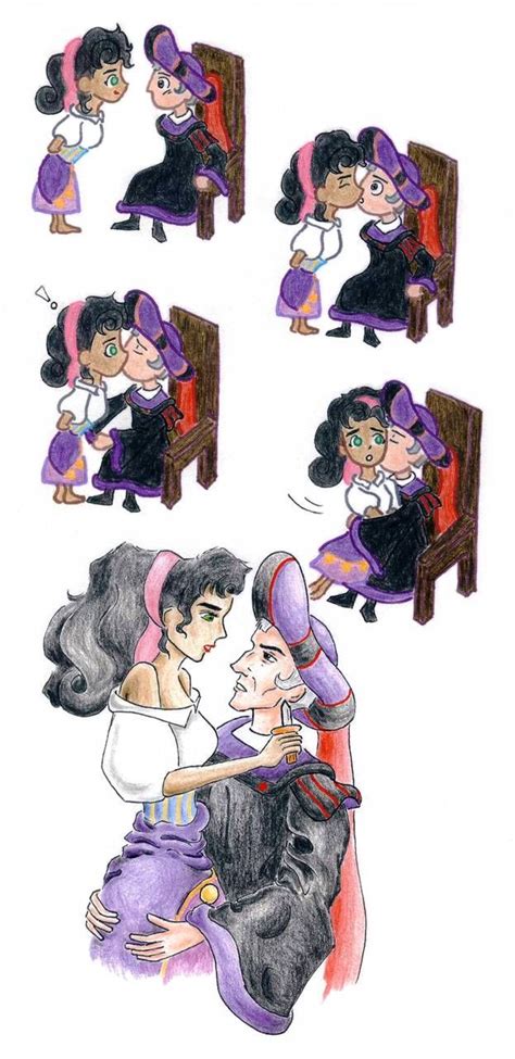 First Lesson Frollo And Esmeralda By Traces On A Page On Deviantart