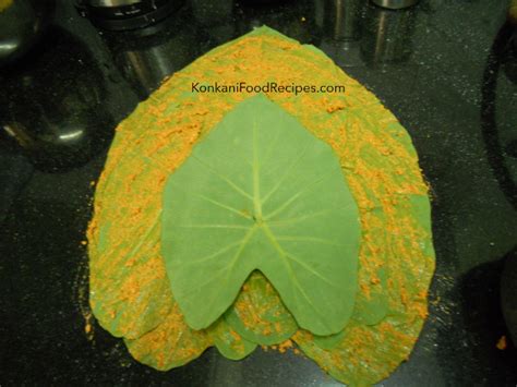 Steamed Colocasia Leaves Pinwheels Pathrode Or Pathrado Or Pathrodo