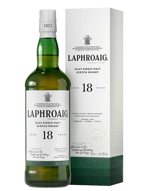 Laphroaig 18 Year Old Islay Single Malt Scotch Whisky 70cl House Of Malt