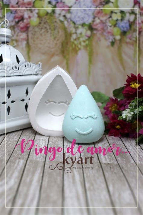 Molde Silicone Pingo De Amor Kyart Velas E Moldes Moldes De Silicone