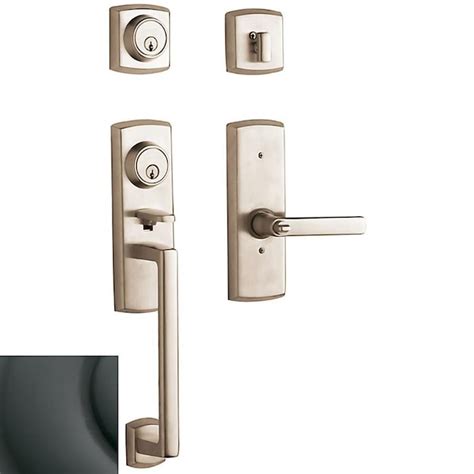 Baldwin Estate Soho Two Point Locking X Soho Lever Oil Rubbed Bronze Double Cylinder Deadbolt