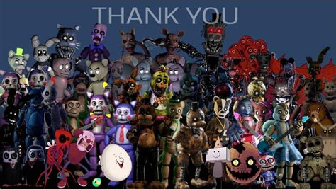 Fnaf Fazebear Fanverse Thank You Poster By Jerrythemouseart13 On Deviantart