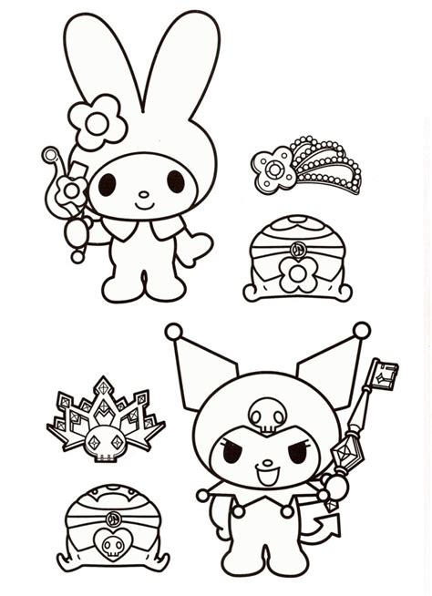 Desenhos De Kuromi Para Colorir