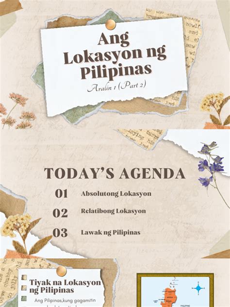 Grade 5 Aralin 1part2 Tiyak Na Lokasyon Ng Pilipinas Pdf