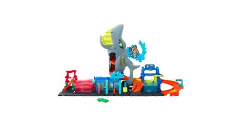 Hot Wheels Hot Wheels City Ultimative Hai Auto Waschanlage Spielgeb Ude