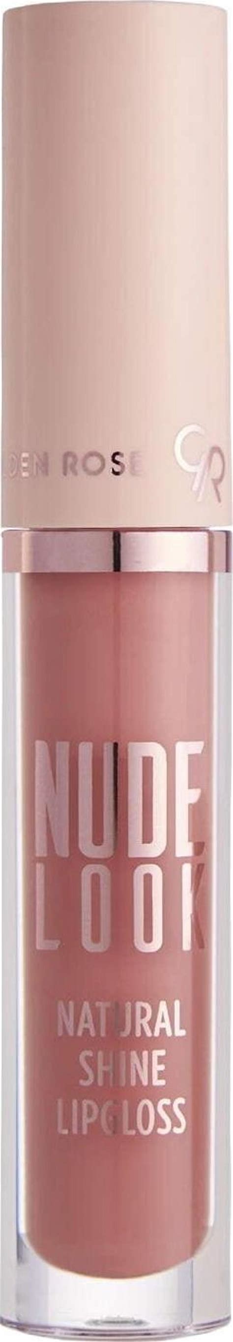 Golden Rose Nude Look Natural Shine Lipgloss No 03 Coral Nude Naturel Renkli Dudak Parlatıcısı