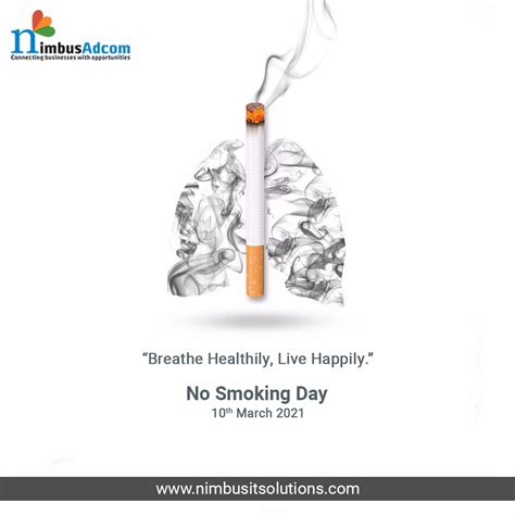 No Smoking Day, Quit Smoking, Poster Drawing, Ads Creative, Smokers, Pledge, Special Day ...