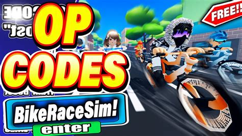 All New Secret Codes In Roblox Bike Race Simulator New Codes In