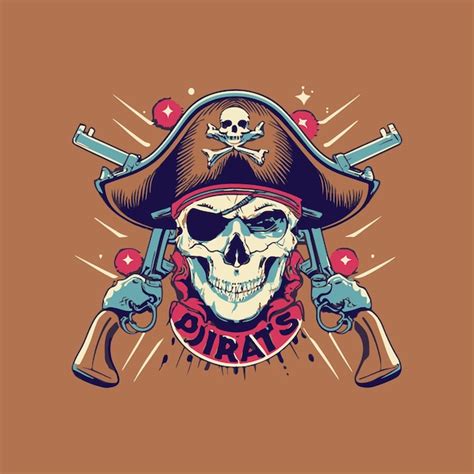 Premium Vector Vector Vector Of Pirates Skull Logo Illustration