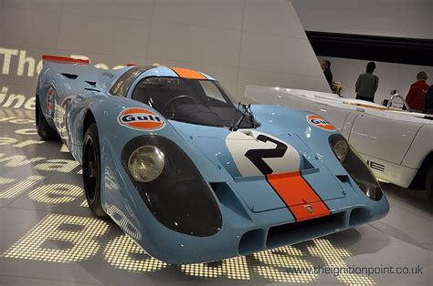 Porsche 917 In Gulf Colours Same Model As Steve McQueens Le Mans Racer