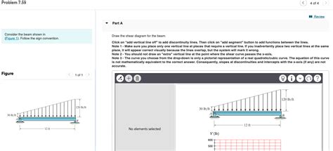 Solved Problem 7.59 4 of 4 . Review Part A Consider the beam | Chegg.com