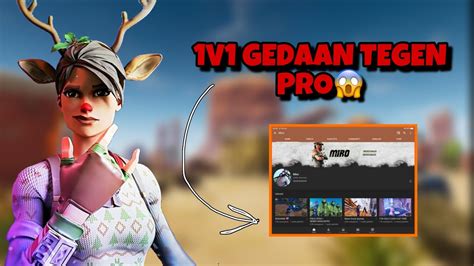 LIVE WEER FORTNITE DOEN 1V1 GEDAAN TEGEN PRO Fortnite Battle