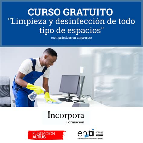 Curso De T Cnicas De Limpieza Y Desinfecci N Formaci N Incorpora