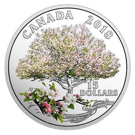 Dollars Elizabeth Ii Apple Blossoms Canada Numista