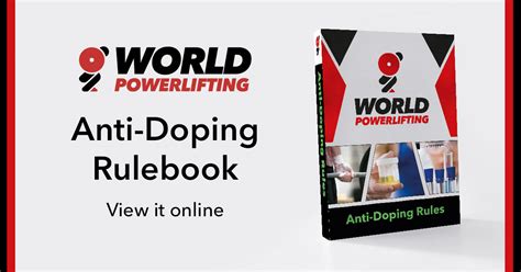 Official Anti-Doping Rules - World Powerlifting