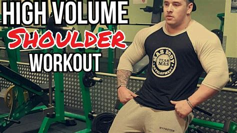 High Volume Shoulder Workout The Warrior Youtube