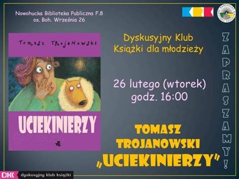 Tu czytamy Dyskusyjny Klub Książki dla Młodzieży Wydarzenia