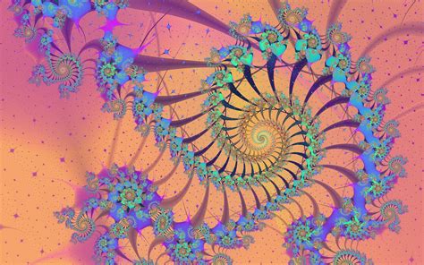 Download Fractal Fractals Spiral Vortex Royalty Free Stock