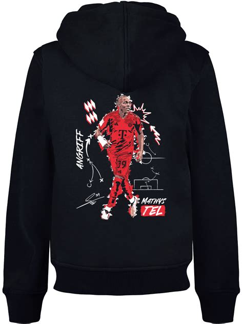 Enfants Sweat Capuche Tel Schwarz Fc Bayern Munich Boutique