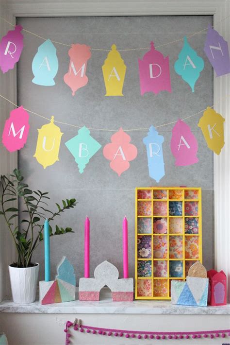 DIY Ramadan Mubarak Hanging Decoration HomeMydesign