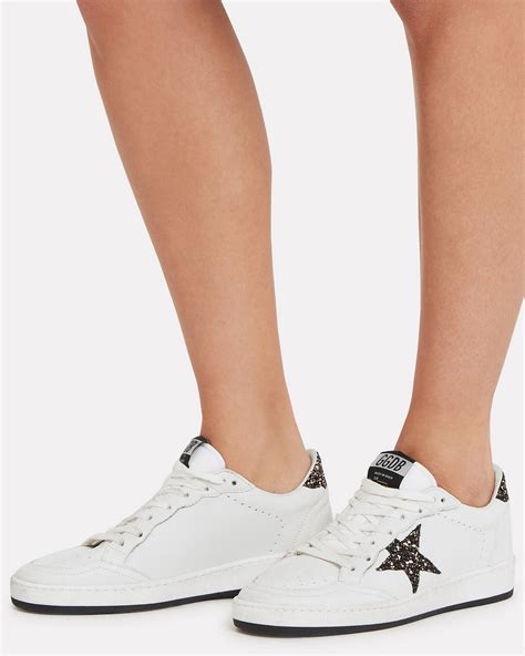 Golden Goose Deluxe Brand Ball Star Glitter Sneakers In White Lyst