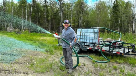 Building A Diy Hydroseeder Testing To See Which One Works Best Youtube