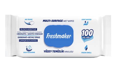 Универсальные влажные салфетки для уборки Freshmaker 100 шт: продажа ...