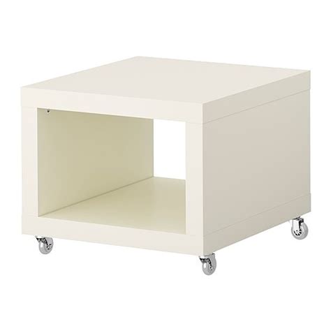 Lack Mesa Auxiliar Con Ruedas Blanco Ikea