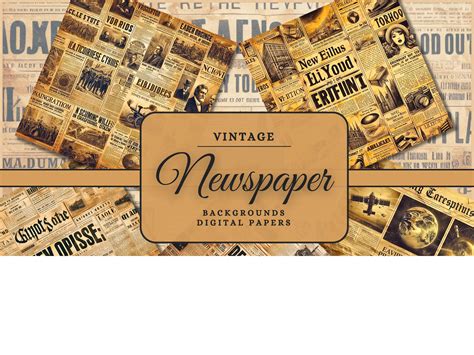 newspaper backgrounds digital paper graphic  artistic revolution