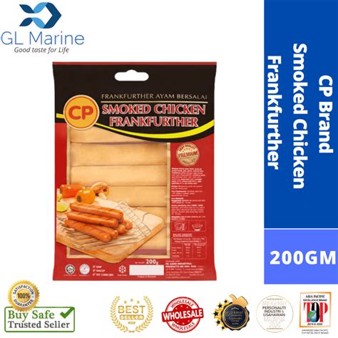 [promotion] Cp Smoked Chicken Frankfurter { 200gm } Gl Marine Frozen Sdn Bhd