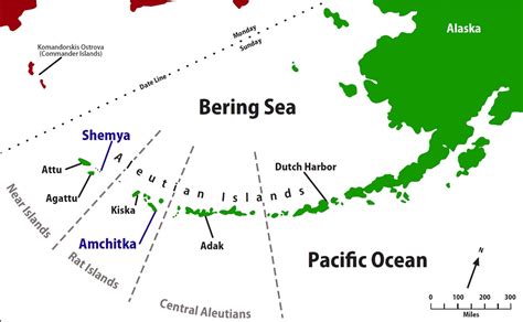 Map Of Aleutian Islands | World Map 07