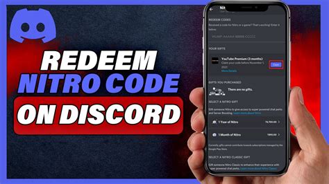 How To Redeem Discord Nitro Code 2024 Youtube