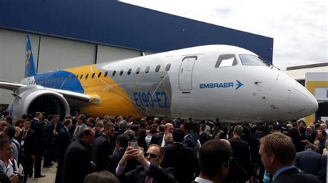 Embraer Rolls Out E190 E2 Aircraft Aviation News