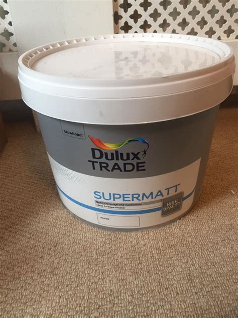 10L DULUX Supermatt emulsion in DA16 London für 10,00 £ zum Verkauf ...