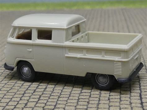 Modellspielwaren Reinhardt 1 87 Brekina 0965 VW T1 B Doka Hellbeige