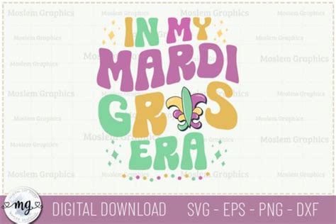 In My Mardi Gras Era Svg Graphic By Moslem Graphics · Creative Fabrica