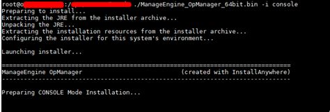 Installing Opmanager Opmanager Help