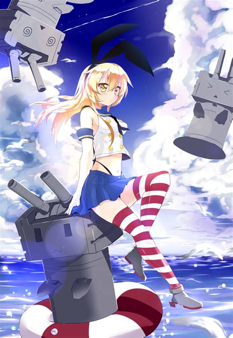 艦隊これくしょん 艦これ 【島風連装砲ちゃん】 壁紙