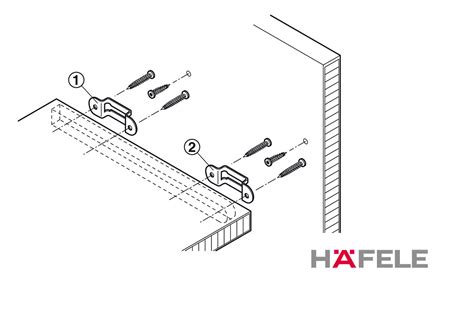 Крепление невидимое мебельное, Modular